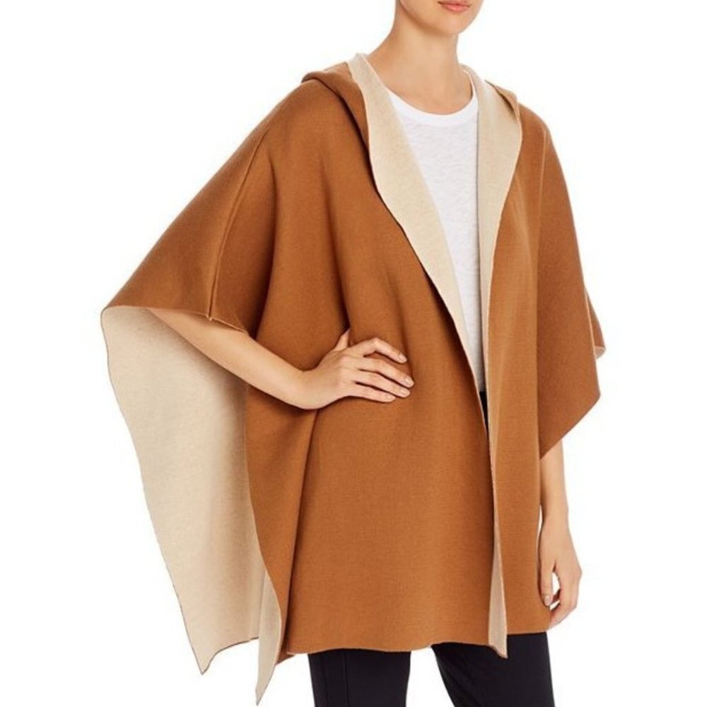 Lysse Women's Ellery Hooded Cape Camel- OS